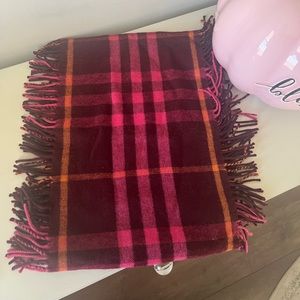 Burberry Children’s Multi-Color Cashmere Scarf